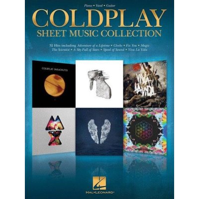 Coldplay Sheet Music Collection (noty na klavír, zpěv, akordy) – Zboží Dáma