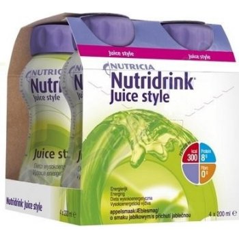 NUTRIDRINK JUICE STYLE S PŘÍCHUTÍ JABLEČNOU POR SOL 4X200ML