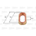 VALEO Vzduchový filtr 585641 – Hledejceny.cz