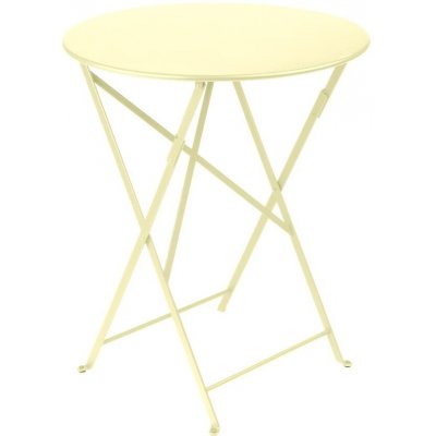 Fermob Bistro 60 cm Citronově žlutý kovový skládací stůl – Hledejceny.cz