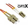 síťový kabel Opticord 1155 LC/UPC-SC/UPC Optický patch, 50/125, 10m