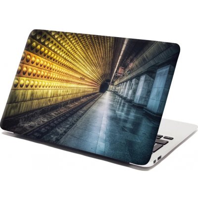 Sablio Samolepka na notebook Pražské metro - 38x26 cm – Zboží Živě