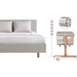 MoMi 4v1 SMART BED beige – Zboží Dáma