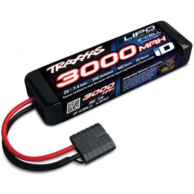 Traxxas LiPo baterie 7.4V 3000mAh 25C iD TRA2827X – Zboží Mobilmania