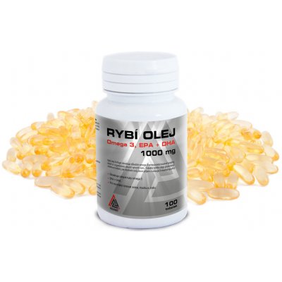 VALKNUT Rybí Olej 1000 mg Omega 3 100 kapslí