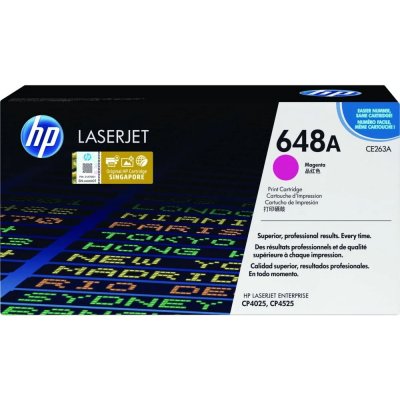 HP 648A originální tonerová kazeta purpurová CE263A