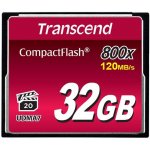 Transcend CompactFlash 32 GB Premium TS32GCF800 – Sleviste.cz