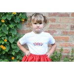 Dětské tričko s krátkým rukávem Anička bílá – Zboží Dáma