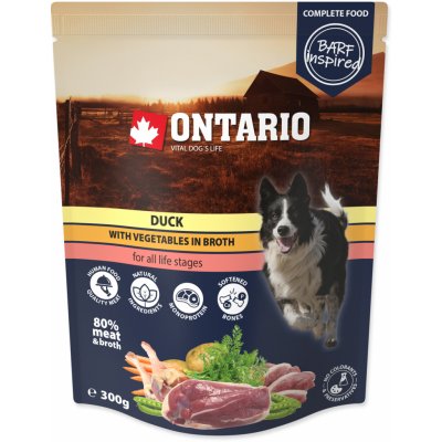 Ontario Dog Duck with Vegetable in Broth 300 g – Zboží Mobilmania