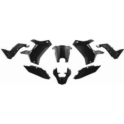T7 Revolution sada plastů pasuje na Yamaha Tenere 700 19-24 černá | Zboží Auto