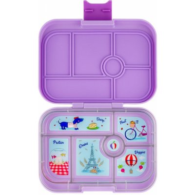 Yumbox Original nepropustný svačinový box Lulu Purple Paris tray – Zbozi.Blesk.cz