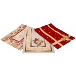 Vesna Sváteční štola s výšivkou červená 40x150 cm – Zboží Dáma