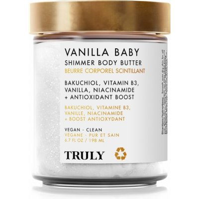 Truly Vanilla Baby intenzivně hydratační tělové máslo s perleťovým leskem 198 ml – Hledejceny.cz