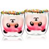 Hrnek a šálek 4Home Termo sklenice Hot&Cool Cute Panda 2 x 200 ml