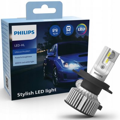 Philips Ultinon Pro3021 HL H4-LED P43t 12/24V 21W 11342U3021X2 2 ks – Zboží Mobilmania