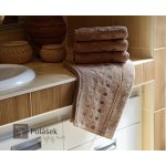 Polášek mikrofroté ručník Zora světle hnědá 50 x 100 cm – Zboží Dáma
