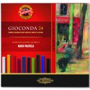 Koh-i-noor křídy pastely olejové umělecké Gioconda souprava 24 ks