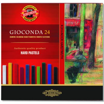 Koh-i-noor křídy pastely olejové umělecké Gioconda souprava 24 ks