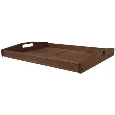 Kučerňák Dřevěný servírovací podnos 46,5x32x6,5cm Barevné provedení: Ořech – Sleviste.cz