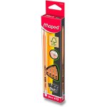 Maped Black´Peps s pryží tvrdost 2B 51722 12 ks – Sleviste.cz