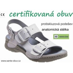zdravotní obuv bílé sandály - Nejlepší Ceny.cz