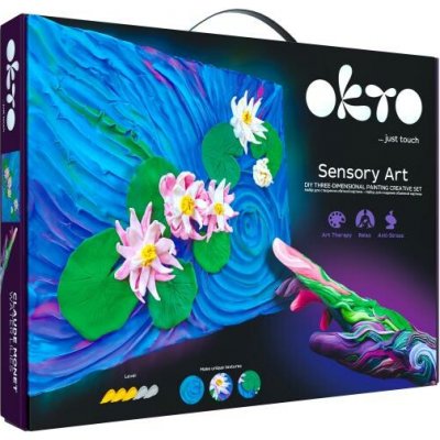 OKTO SENSOTY ART výtvarná sada "Vodné lekná" 30x40 cm – Hledejceny.cz