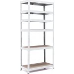 Trestles RH Regál 2200 x 800 x 600 mm 6 polic šedá – Zboží Mobilmania