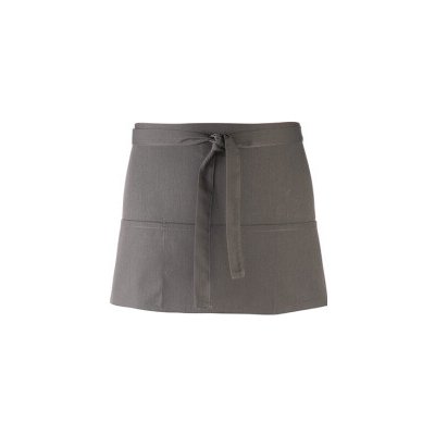 Premier Workwear Pracovní zástěra krátká s kapsami PR155 Dark Grey Pantone 431 60x33cm – Hledejceny.cz
