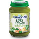 HAMÁNEK Králík se špenátem a bramborovým pyré 190 g – Hledejceny.cz
