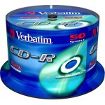 Verbatim CD-R 700MB 52x, AZO, spindle, 50ks (43351) – Zbozi.Blesk.cz