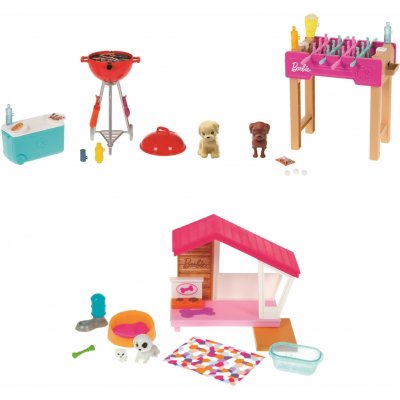 Mattel Barbie mini herní set s mazlíčkem grilování GRG76 – Hledejceny.cz