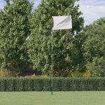 zahrada-XL Teleskopický stožár stříbrný 5,55 m hliník – Zbozi.Blesk.cz