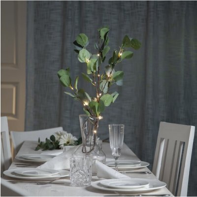 Svítící LED dekorace výška 90 cm Star Trading Eucalyptus - zelená – Hledejceny.cz