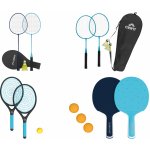 Crivit Sada na badminton / stolní tenis / zahradní tenis / dětská badmintonová sada – Zboží Dáma