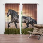 Závěsy Friský kůň: 2 ks - 140x250 cm - Sablio – Hledejceny.cz