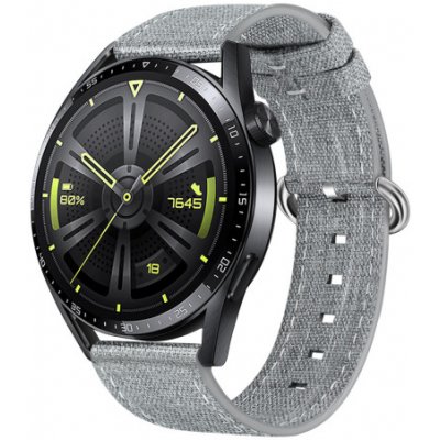 BStrap Denim řemínek na Huawei Watch 3 / 3 Pro, gray SSG031C0210 – Zbozi.Blesk.cz