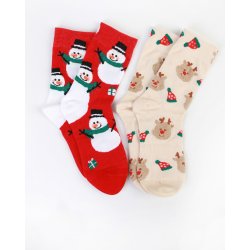 Emi Ross dámské vánoční ponožky-dárkové balení ECC-2984MC-4