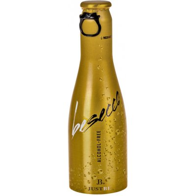BeSecco Sparkling wine alcohol free white aluminium bottle 200 ml