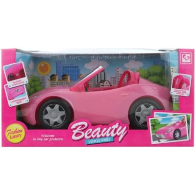 Barbie Třpytivě růžové auto pro panenky – Zboží Mobilmania