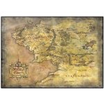 The Lord of the rings: Mapa Středozemě - podložka na stůl – Zbozi.Blesk.cz