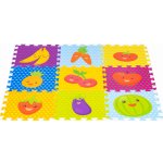 Iplay Pěnová podložka pro děti ovocné puzzle 9 prvků 86x86cm – Zboží Dáma
