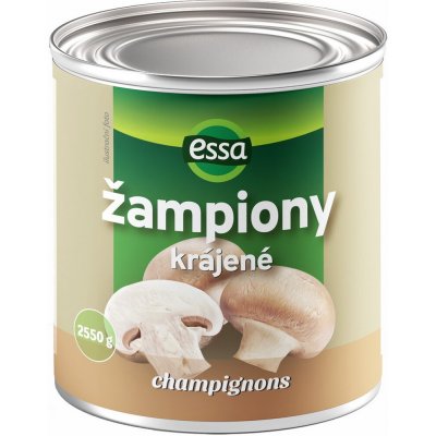 ESSA žampiony krájené 2,55kg – Zboží Dáma