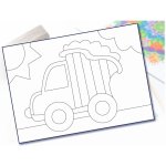 Radost v písku Šablona na pískování jednoduchý náklaďák A6 – Zboží Mobilmania