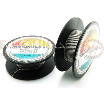 Coiland Fused Clapton Wire #2 Ni80 27GA*2+38GA 3m – Sleviste.cz