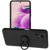 Pouzdro a kryt na mobilní telefon Xiaomi Silicone RING Case 3v1 pro Xiaomi RedMi NOTE 12S černé