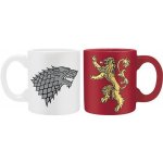 ABYstyle Mini hrnky Game of Thrones Stark and Lannister 2 ks 110 ml – Zbozi.Blesk.cz