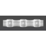 MAGAM Záclonová řasící páska, stuha 15.50.200.3, pravidelné vlnky se zadním řasením, řasení 1:2, transparentní, šířka 5cm (v metráži) – Hledejceny.cz