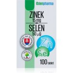 Edenpharma Zinek Selen 100 tablet – Hledejceny.cz