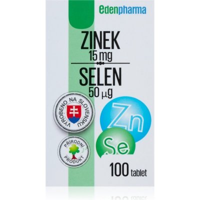 Edenpharma Zinek Selen 100 tablet – Hledejceny.cz