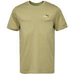 Puma Essentials 2color Small No 1 Logo Tee khaki bílá – Zboží Mobilmania